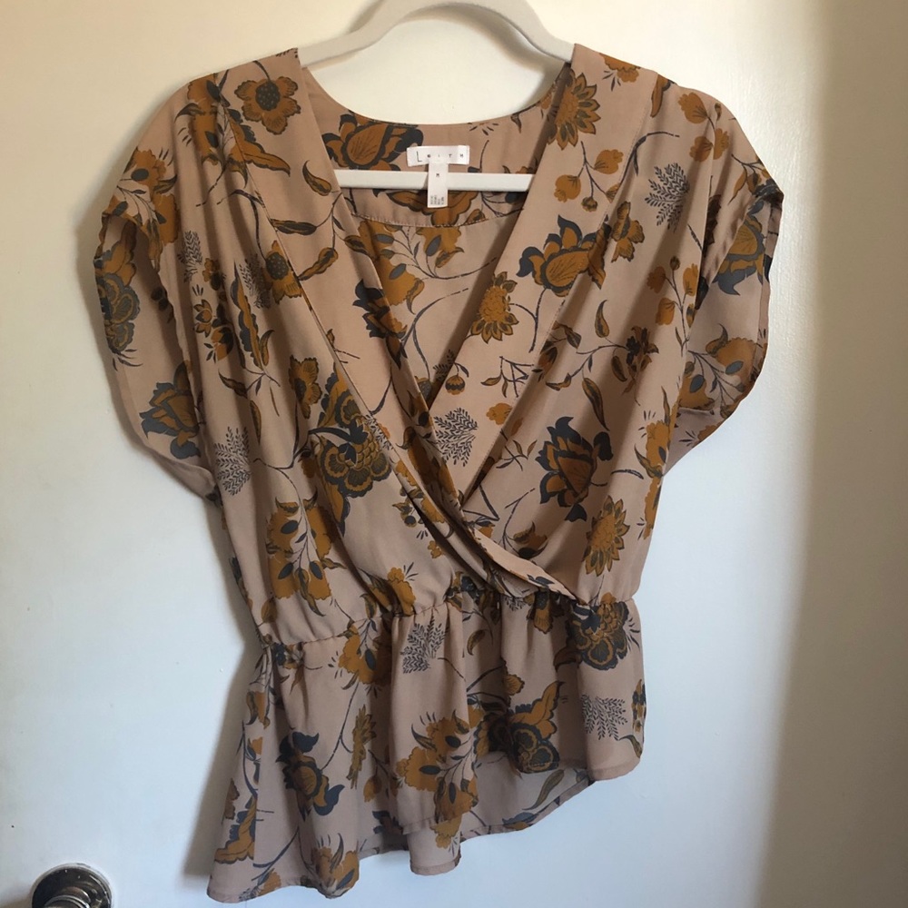 Floral Printed Asymmetrical Too